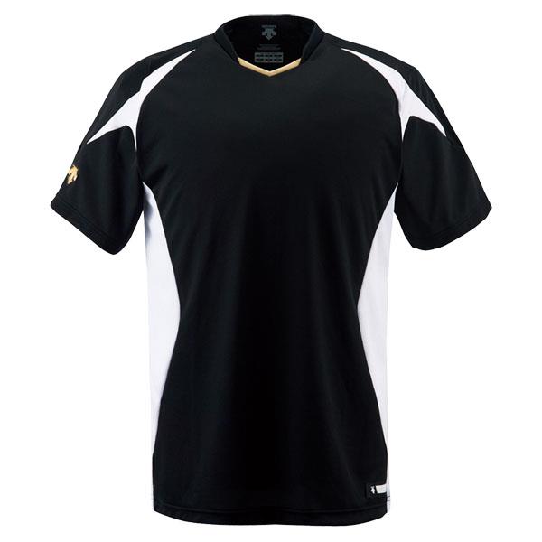 DESCENTE 野球 ソフトボール ジュニアベースボールシャツ 19FW BKSW Tシャツ(jdb116-bksw)